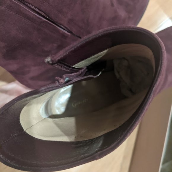 GIANVITO ROSSI Rolling 85 Suede Ankle Boots - Picture 6 of 6